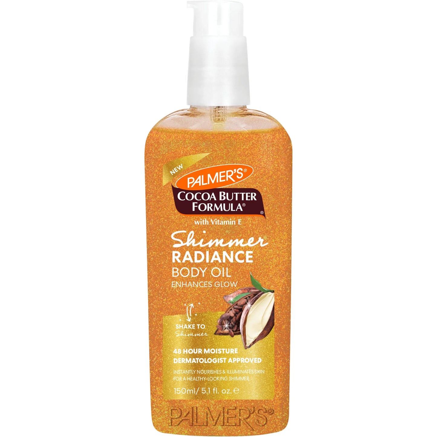 Palmer's Cocoa Butter Formula Shimmer Body Oil with Vitamin E, 5.1 oz