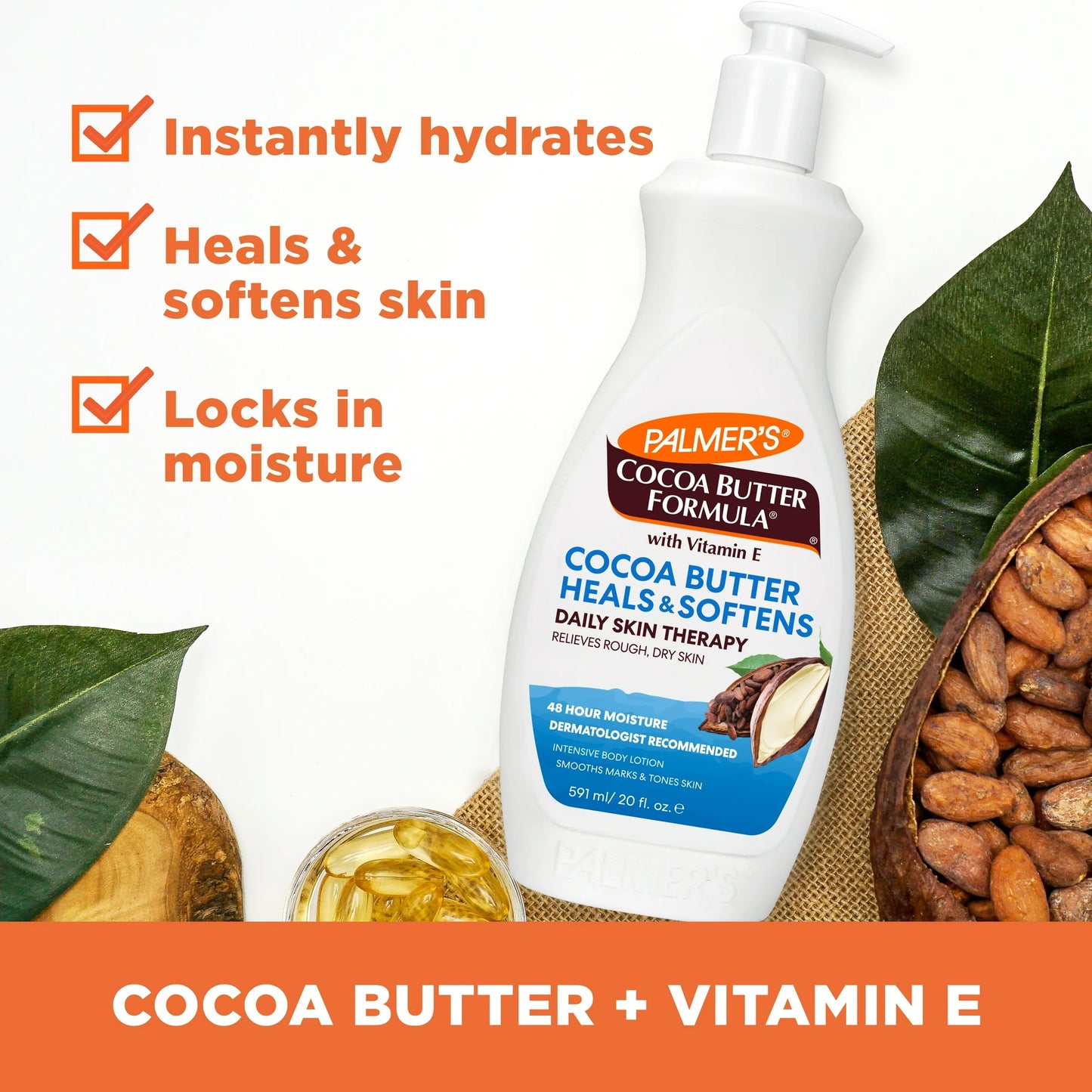 Palmer's Cocoa Butter Formula Daily Skin Therapy Body Lotion, 20 fl. oz