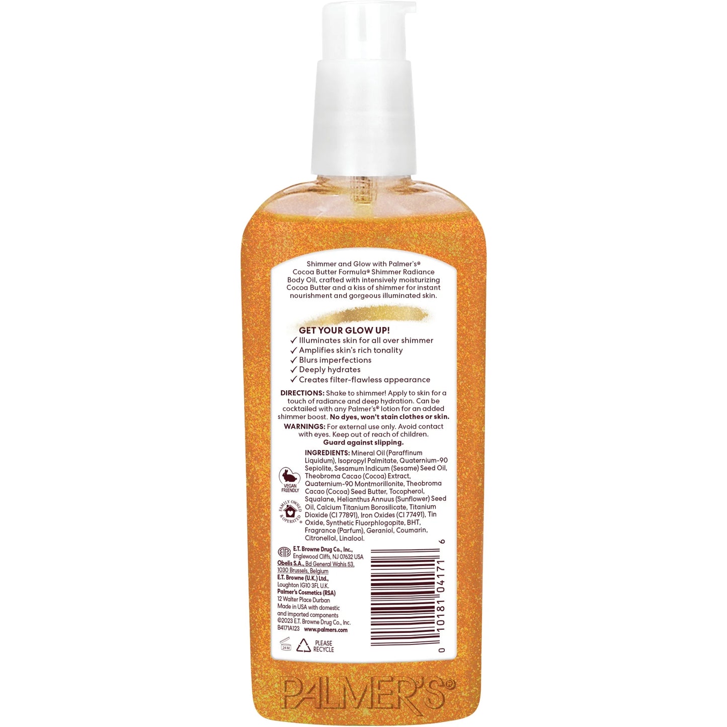 Palmer's Cocoa Butter Formula Shimmer Body Oil with Vitamin E, 5.1 oz